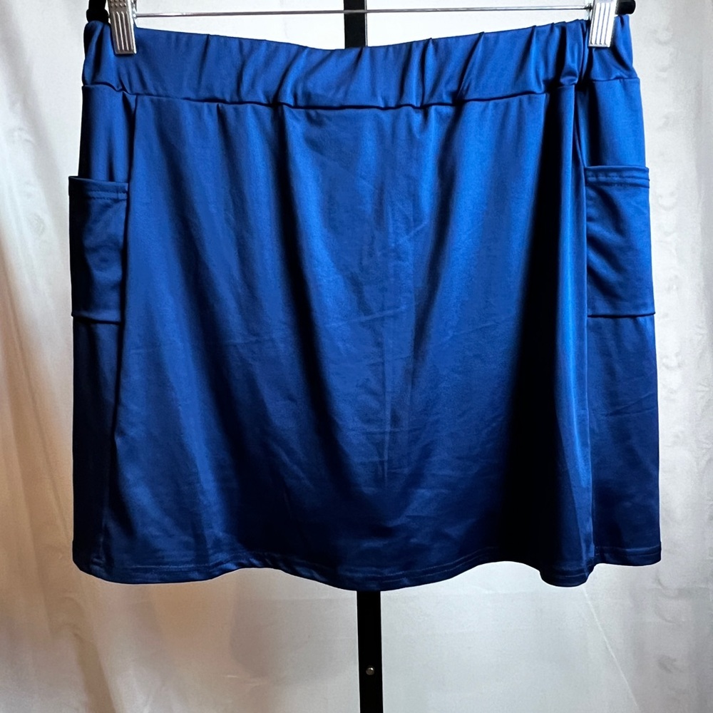Royal Blue Skort with Pockets - Not worn